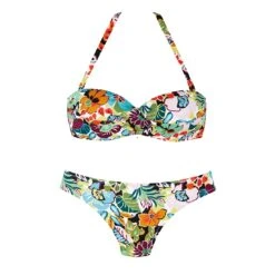 Maillot De Bain Deux Pièces Multicolore Bandeau Bela