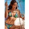 Bikini 2 Pièces Triangle Coulissant Imprimé Bela