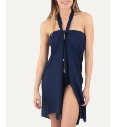 Paréo De Plage Long Uni Charme