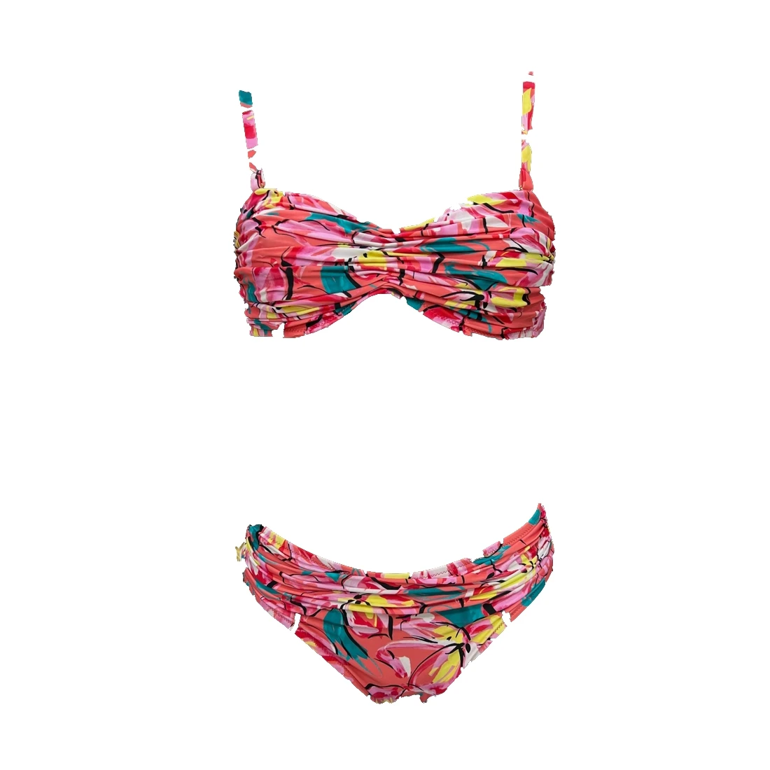 Maillot De Bain Deux Pièces Bandeau Plissé Clara 4 Maillot De Bain Deux Pièces Bandeau Plissé Clara – Image 4