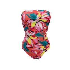 Maillot De Bain Une Pièce Bustier Mandri -La Boite à Maillots MANDRI ROSE