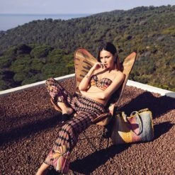 Maillot Deux Pièces Bandeau Multicolore Bianca