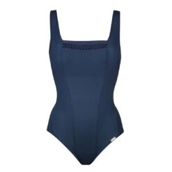 Maillot Une Pièce De Sport Uni Marine Blue Secret