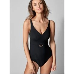 Empreinte Maillot Décolleté V Sans Armatures Une Pièce Bonnets Profonds Uni Iconic
