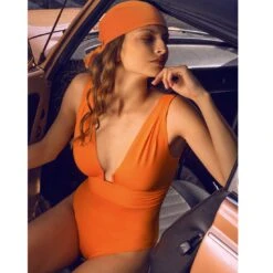 Maillot De Bain Une Pièce Body Uni Lin