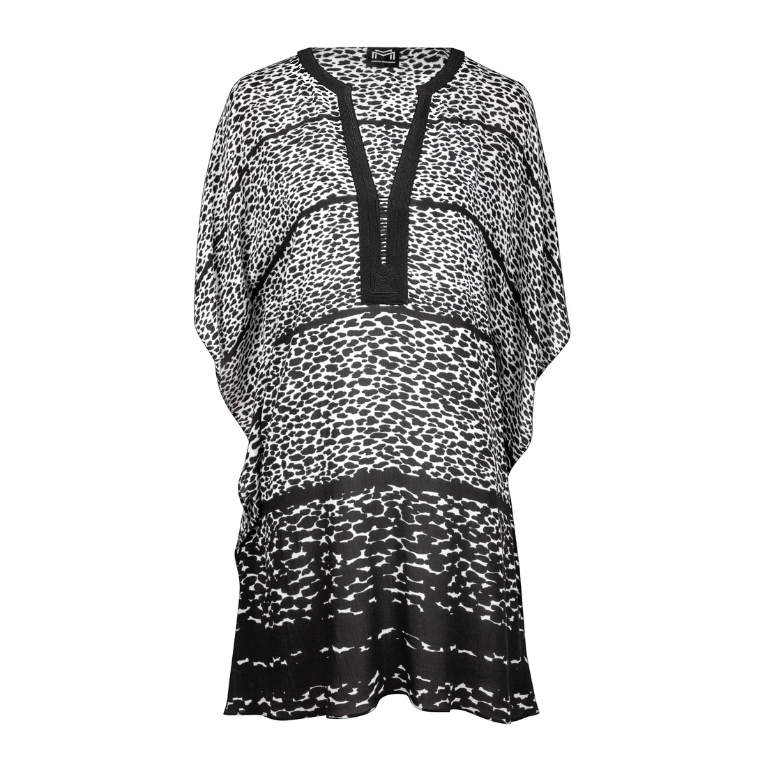 Tunique Imprimé Noir Et Blanc Capture 2 Tunique Imprimé Noir Et Blanc Capture – Image 2