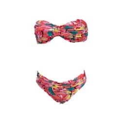 Maillot De Bain Deux Pièces Bandeau Plissé Clara 6 Maillot De Bain Deux Pièces Bandeau Plissé Clara -La Boite à Maillots clara rose