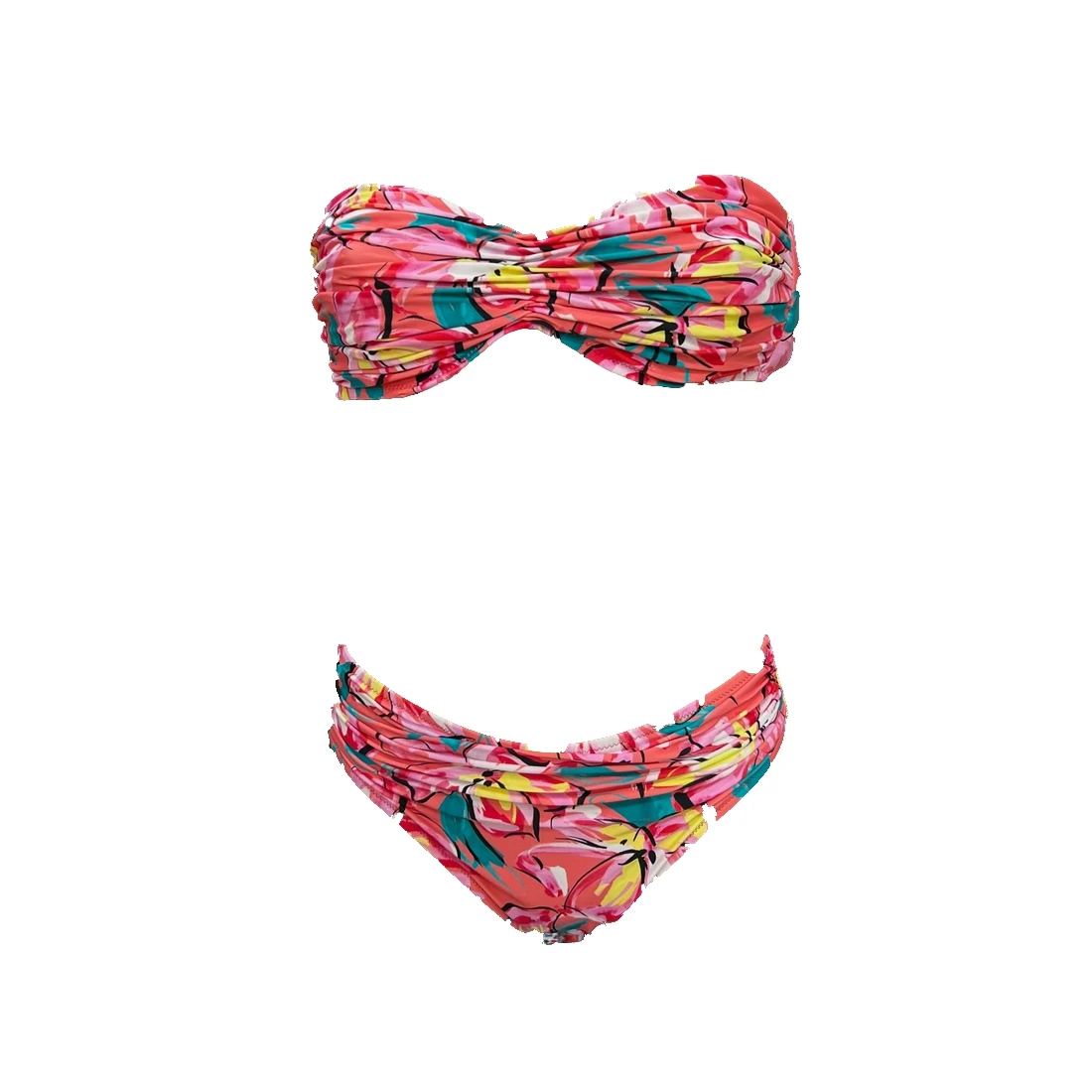 Maillot De Bain Deux Pièces Bandeau Plissé Clara 3 Maillot De Bain Deux Pièces Bandeau Plissé Clara – Image 3