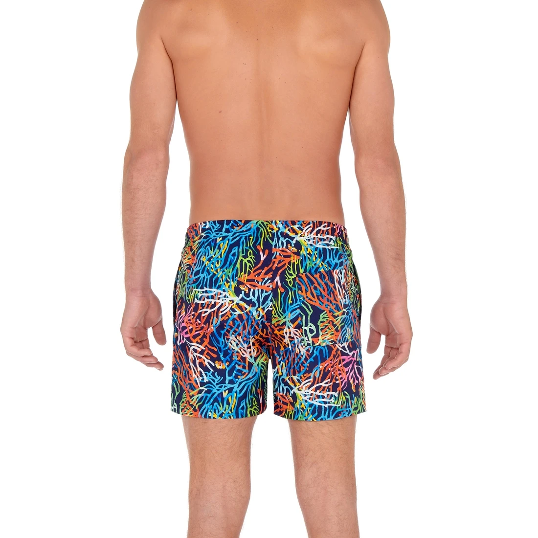 Short De Bain Pour Hommes Imprimé Corail 2 Short De Bain Pour Hommes Imprimé Corail – Image 2