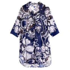 Chemise De Plage Imprimé Cashemire Corin -La Boite à Maillots corin