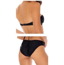 Bikini 2 Pièces Bandeau Doré Ou Noir Cosita Buena -La Boite à Maillots cosita buena dos