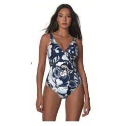 Maillot De Bain Une Pièce Gainant Imprimé Cashemire Dilan