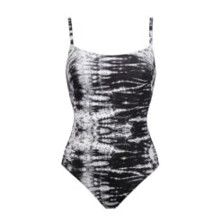 Maillot De Bain Une Pièce Avec Mousses Noir Et Blanc Discovery