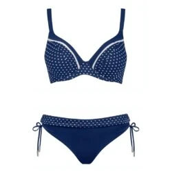 Maillot De Bain Deux Pièces Bonnet Profond Dot