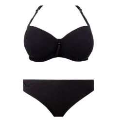 Maillot De Bain Deux Pièces Avec Armatures Noir Elegance Croisière -La Boite à Maillots elegance arma