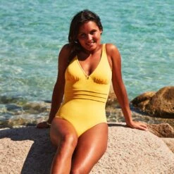 Maillot De Bain Une Pièce Uni Gainant Grace