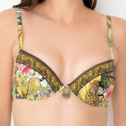 Maillot De Bain Deux Pièces Avec Coques Jungle Nature
