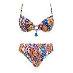 Maillot De Bain à Coques Imprimé La Maya Antigel