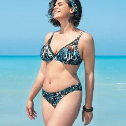 Maillot De Bain Deux Pièces Armatures Triangles L’anima Bleue