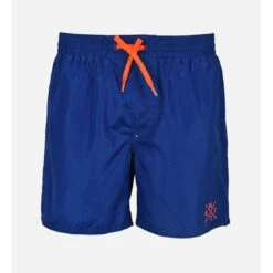 WATTS Short De Bain Uni Pour Hommes Line Up -La Boite à Maillots line up bleu 1