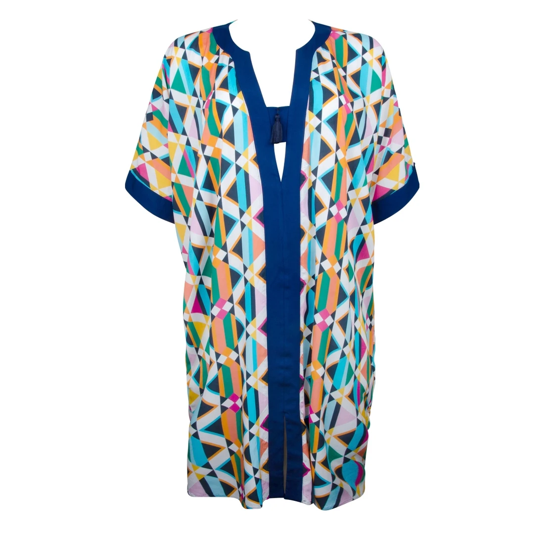 Tunique Imprimé Géométrique Lumière Solaire 1 Tunique Imprimé Géométrique Lumière Solaire
