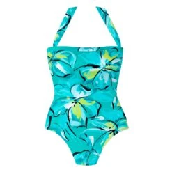 Maillot De Bain Une Pièce Bustier Mandri -La Boite à Maillots mandri vert