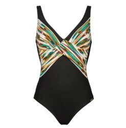Maillot De Bain Une Pièce Avec Mousses Drapé Mikado Play