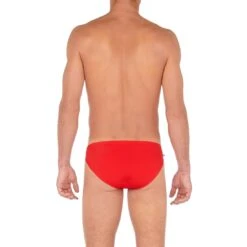 Slip De Bain Sport Pour Hommes Mistral -La Boite à Maillots mistral rouge dos