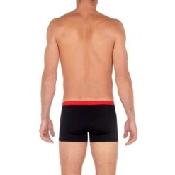 Hom Shorty De Bain Uni Sport Mistral -La Boite à Maillots mistral shorty noir dos