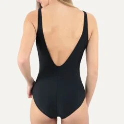 Maillot De Bain 1 Pièce Coupé Sous Poitrine Monaco -La Boite à Maillots monaco dos