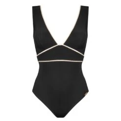 Maillot Une Pièce Noir Décolleté En V Metrics -La Boite à Maillots mousse metrics 1p mousse