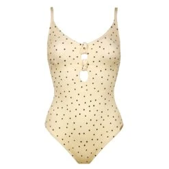 Watercult Maillot De Bain Une Pièce Avec Mousses écru Seaside Dots