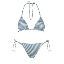 Maillot De Bain Deux Pièces Triangle Coulissant Seaside Vacay -La Boite à Maillots seaside vacay 2p tri