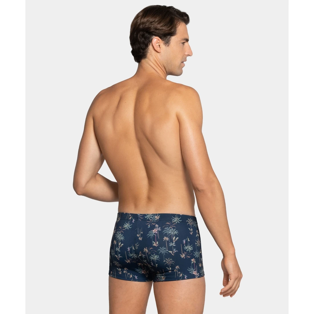 Maillot De Bain Pour Hommes Imprimé Palmiers Cancun 2 Maillot De Bain Pour Hommes Imprimé Palmiers Cancun – Image 2