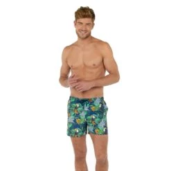 Hom Maillot De Bain Short Imprimé Toucan