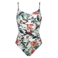 Maillot De Bain Avec Armatures Une Pièce Plissé Tropic