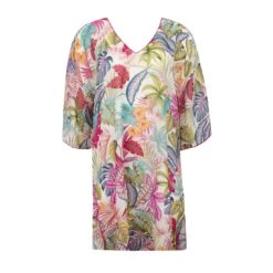 Tunique De Plage Fluide Fleuri La Muse Des Iles