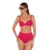 Maillot De Bain Deux Pieces Uni Violeta